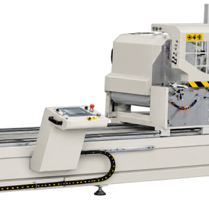 Double Head Saw - Mesin ganda pemotong profil aluminium - FrameLuxe