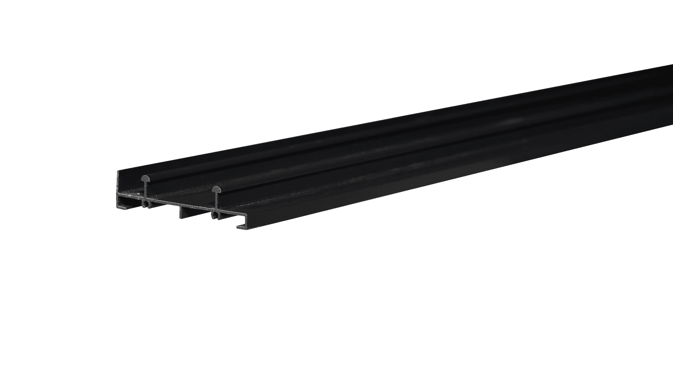 JP-YNT80B03A - Profil Kusen Bawah 2 Rel Aluminium - FrameLuxe