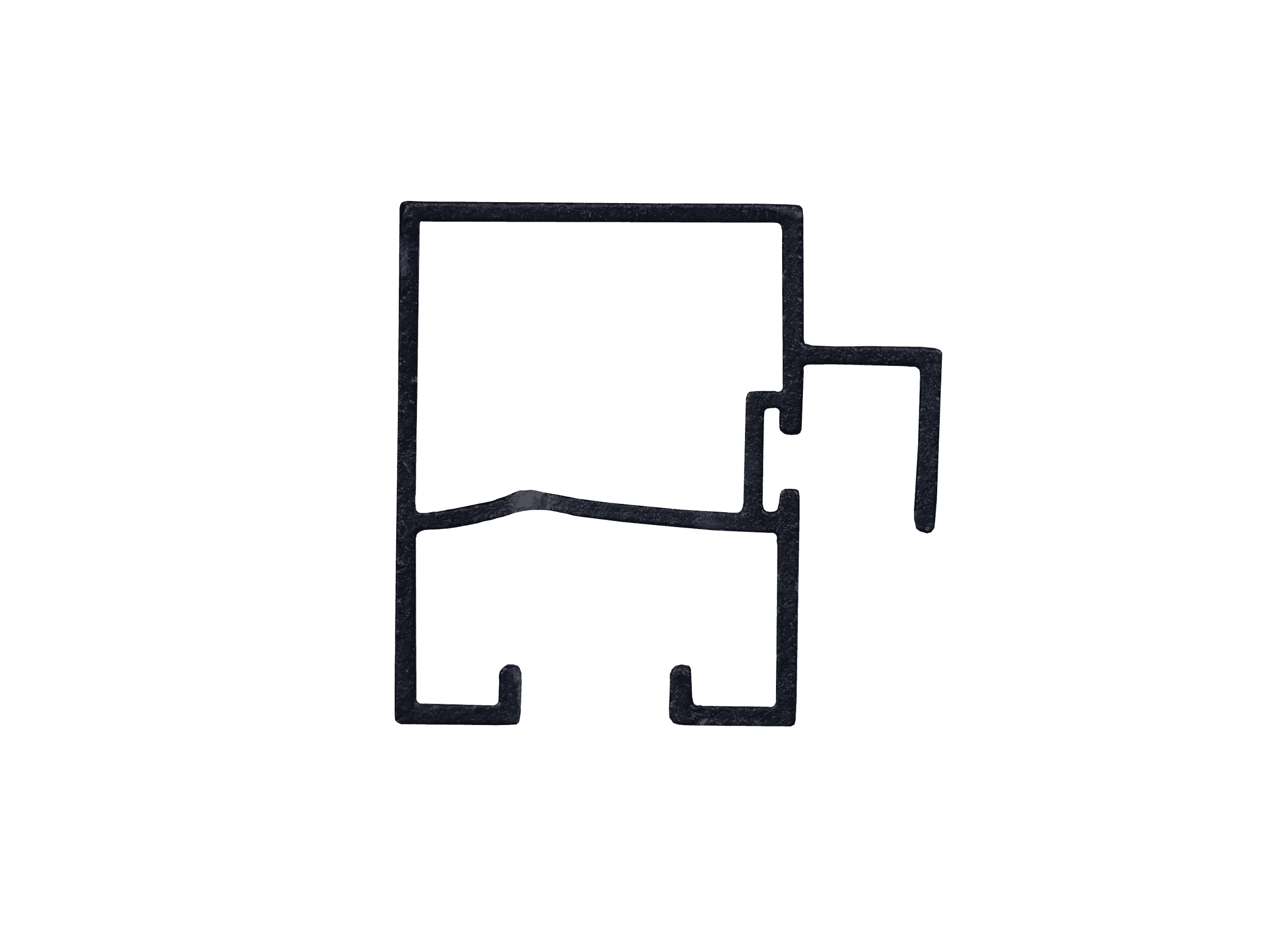 JP-YNT80B09 - Profil Daun Pintu Sliding Vertikal dan Interlock - FrameLuxe